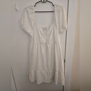 Luxology White Eyelet Dress
